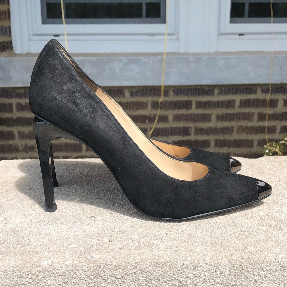 Enzo Angiolini Black suede stiletto high heels